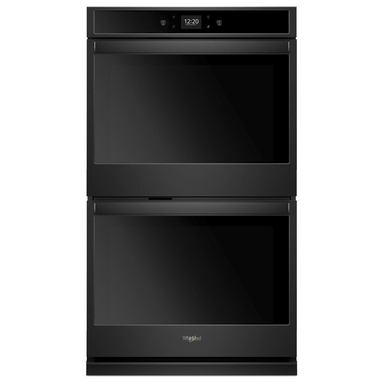 Whirlpool double oven 2025 black